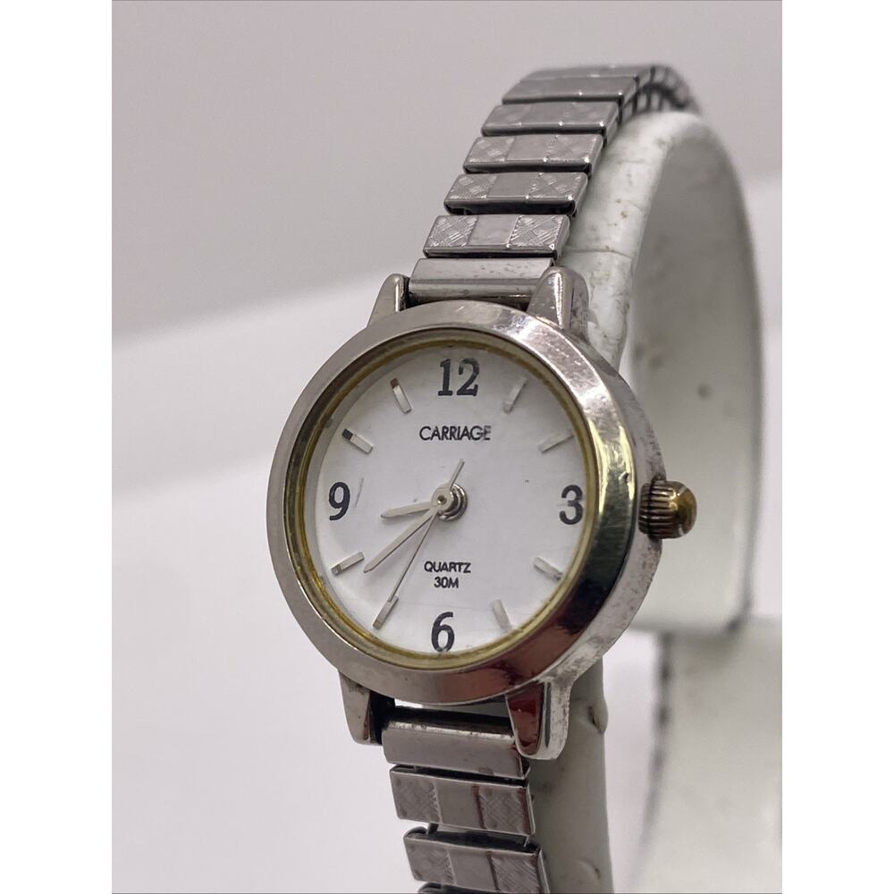 Vintage Carriage Timex Stretch Womens Watch New Battery